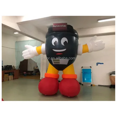 Funny Inflatable Egg Cartoon Model Inflatable Balloon for Sales Advertising