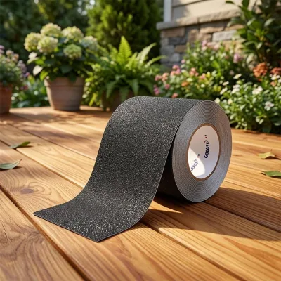 UV Resistant Anti Slip Tape for Outdoor Courtyard Stone Tile Wood Steps Waterproof Non-Skid Safety Grip Tape
