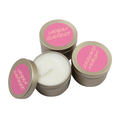 Soy Wax Jar Candles Scented Tin Candle for Gift Box