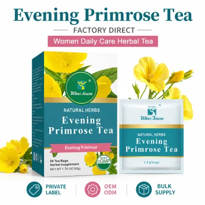 Factory Direct Evening Primrose Tea Women Daily Care Herbal Tea Private Label OEM ODM Wholesale Resell Products Supplier