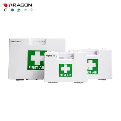 Professional Wall Mount ABS First Aid Kit Box Large Capacity Medical Storage Cabinet for Office & Factory Workplace Safety