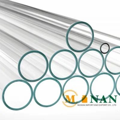 China Supplier Custom Square Shape Clear Glass Tube