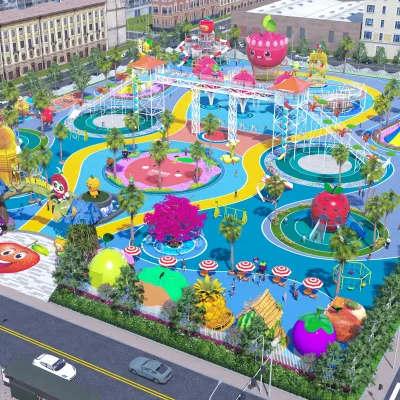 Outdoor Playground Indoor/Outdoor School Shopping Mall Unpowered Amusement Park Zip Line Roller Coaster
