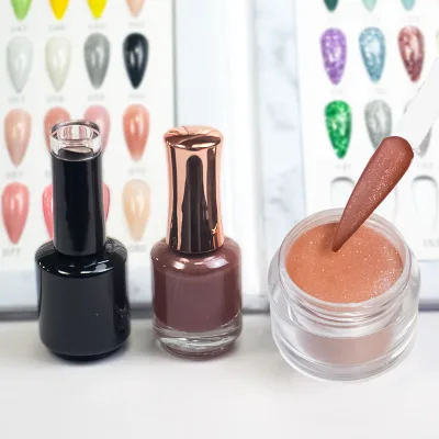Soak Off Nails Uv Led Gel Polish Set 60 Colour Nail Polish Set Acrylic Dipping Powder 3 in 1 Gel Polish Private Label