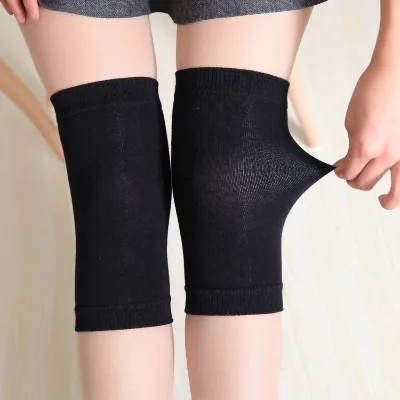 Summer Warm Protective Sports Cycling Cotton Knee Pads Longer Custom Color OEM Service