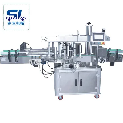 SANLI Automatic Sticker Labeling Machine for Square Flat Hexagonal Rectangular Oval Irregular Bottles