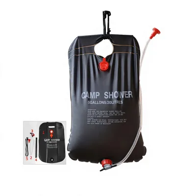 20L Solar Heater Portable Folding Camping Shower Bag for Bathing