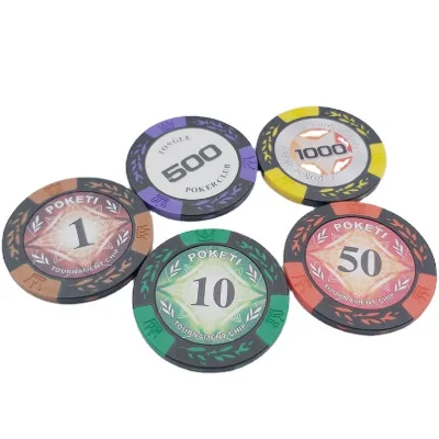 43mm Clay Rfid Poker Chips With System