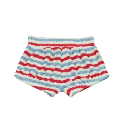 Comfortable Organic Cotton Eco-Friendly Breathable Baby Girls 0-6T Casual Summer Shorts Stripes Toddler Jogger Pants Training