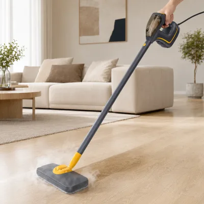 2 in 1 Electric Handheld Steam Cleaner Steam Mop 900-1050W Multifunctional Portable Floor Steamer with Accessory Kit
