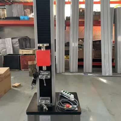 Single Column Computer Controlled Electromechanical UTM for Rubber Plastic Metal Material Tension Compression Test