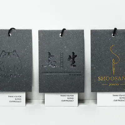 Manufacturer Logo Heart Custom Shape Bags Garment Custom Clothing hang Tags