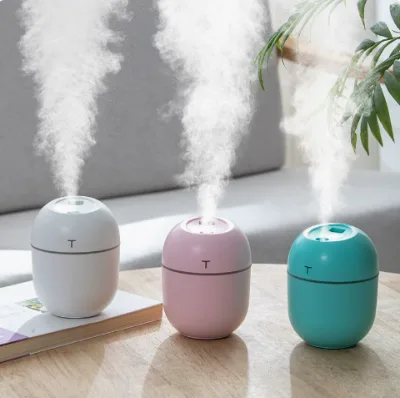Wholesale Portable Mini Car & Home USB Ultrasonic Humidifier New Arrival with Colorful Night Lights Consumer Electronics