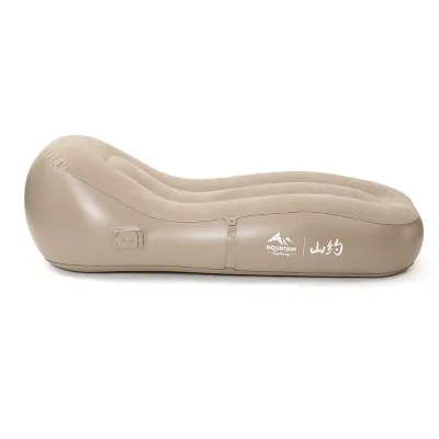 High Quality Fully Automatic Inflatable Sofa with One Click Operation Ergonomic Curve Built-in air Pump Inflatable Sofa