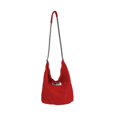 Korean Style Niche 2026 New Nylon Large Capacity Casual Shoulder Crossbody Instagram Women's Magnetic Closure Single Strap