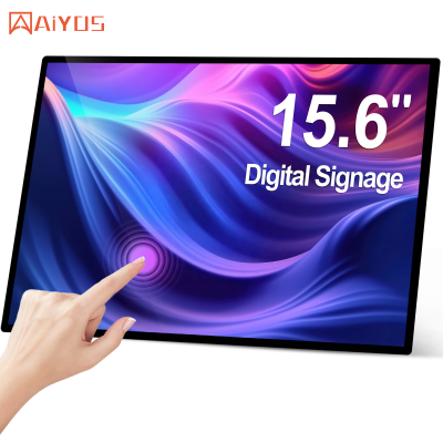 15 Inch Android Capacitive Touch Screen Display New Design Indoor Self-Service Menu Entertainment Digital Poster for Business