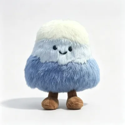 Custom Plush Mountain Stuffed Toy Soft Cute Peak Character Doll for Gift and Home Decor