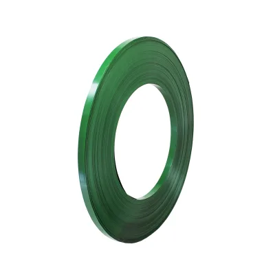 High Strength Green Painted Steel Strapping Durable Anti Corrosive Ideal for Heavy Duty Packaging