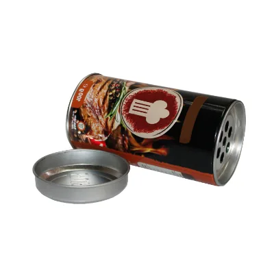 Personalized Round Coffee Metal Black Matte Candle Cosmetic Tin Can Spice Jar Tin