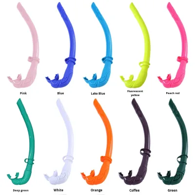 Professional Wet Silicone Snorkel for Adults-Foldable Portable Storage-Free Design for Snorkeling & Free Diving
