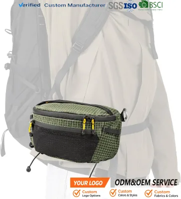 Strap Pack Pouch for Backpack Phone Pocket Waterproof Fanny Pack for Hiking Running Travel Cycling Custom Logo Factory ODE OEM