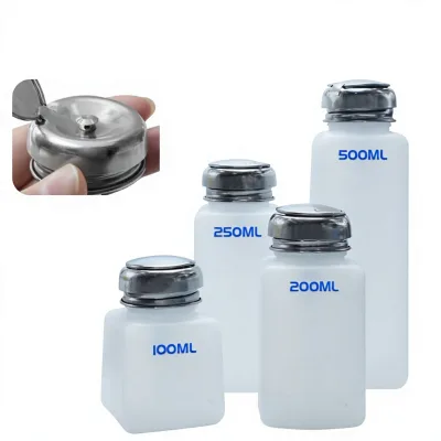 Copper-core Rectangular Lid Alcohol Dispenser Measuring Markings (100/200/250mL) Dongguan-made Flip-top Splash-proof Water Spray