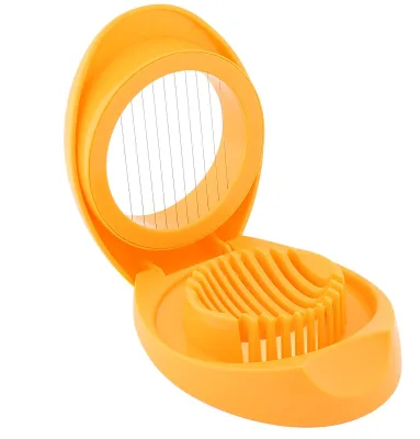 Food Safety Plastic Stainless Steel Egg Slicer