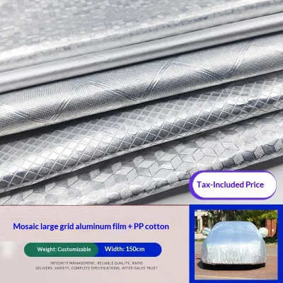 Jietuo Spot Wholesale Car Cover Fabric Cotton/Polyester 4 Mil Thickened Waterproof 90% UV/IR Rejection Scratch Resistant