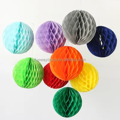 DIY Handmade Reusable Paper Lantern Blossom Art Honeycomb Balls Graduation Diwali Easter Christmas Party Wall Hanging Decor