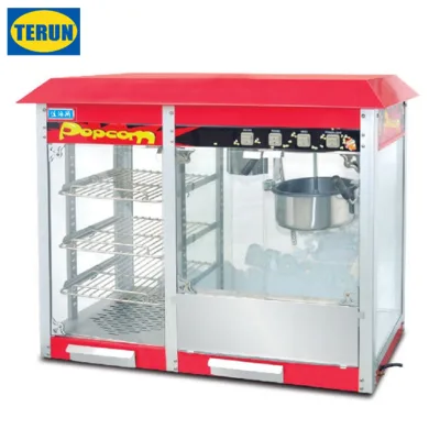 Best Price Commercial Popcorn Machine With Display Warmer for Cinema Customization