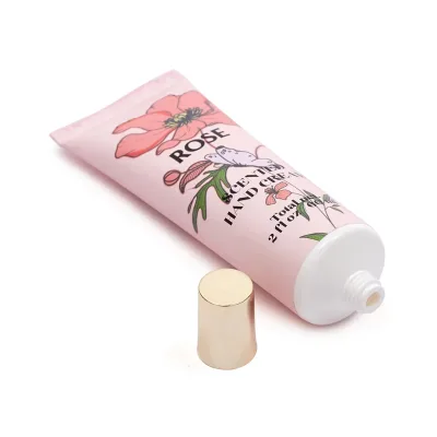 Luxury 50ml Recyclable Paper Plastic Hand Cream Squeeze Tube with Screw Cap for Skin Care