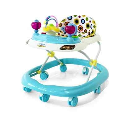 Multi-Function Folding Baby Walker Baby Balance Car Ride on Small Four Wheels Baby Walker Swing Car for Kids