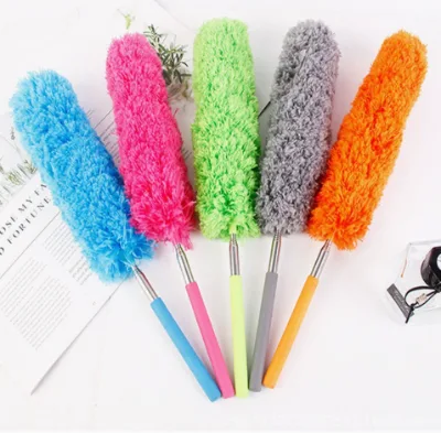 Extendable Feather Duster Ceiling Fan Duster Washable Microfibre Cleaning Tool for Office Car