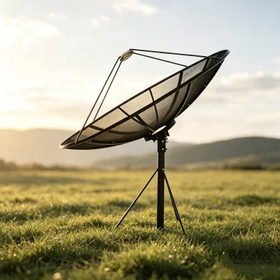 Double Anti-Rust Treatment 240cm Parabolic Mesh Dish Long Service Life Near Coast