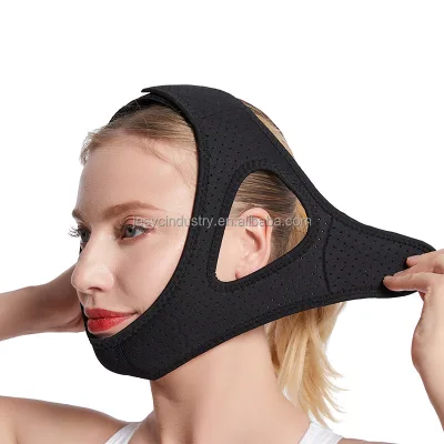 Adjustable Compression Head Strap Reduce Snoring Sleep Band Anti Snoring Chin Straps Chin Jaw Dislocation Belt Corrector Strap