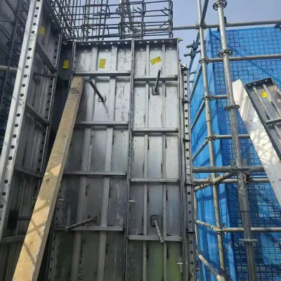 Steel Structure Concrete Material Fork Column Wall Plywood Formwork Panel Support Block Flat Mold Formwork System