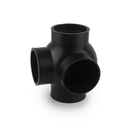 Popular Professional Customized Four-Way Drainage Spherical Pipe Fitting Durable HDPE/PE Plastic Building Modern Design Hotels