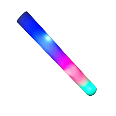 LED Light up Plastic Foam Glow Sticks Three Modes Color Changing Party Supplies for Halloween Birthday Concert