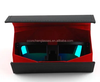 Best Selling High Quality Foldable Sunglasses Cases Eyewear Storage Box
