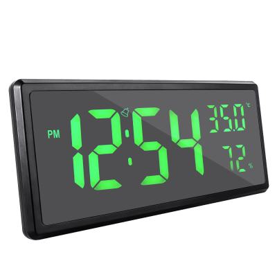 Large Digital Led Alarm Clock Smart Alarm Clock With Color Screen and Backlight