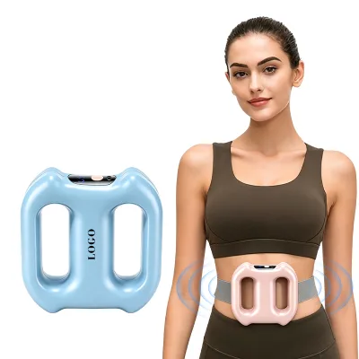 Intelligent Hot Compress Electric Muscle Massager Body Shaping Fascia Ring Vibration Belt Timer-Controlled Electric Fascia Gun