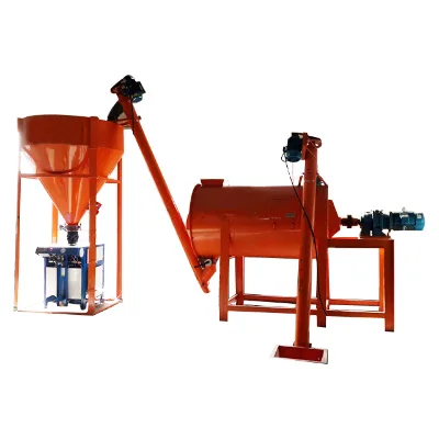Simple Dry Mortar Production Line Dry Powder Mortar Equipment for Sale