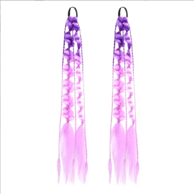 Handmade Ombre Bubbles Braid 24inch Synthetic Hair Cheap Price Jumbo Braids Ombre Colorful Synthetic Ponytails for Girls