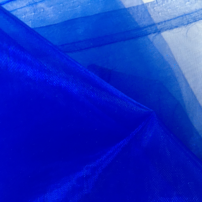 Iridescent Glitter Printed Organza Fabric