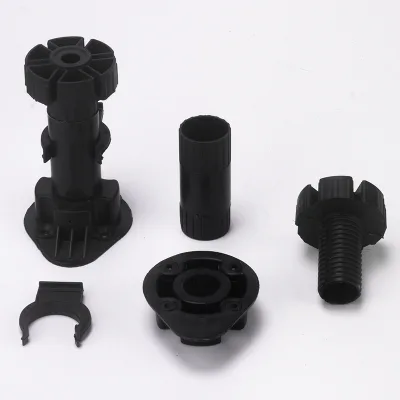 ABS PP Plastic Furniture Fittings Cabinet Adjustable Sofa Wardrobe Legs