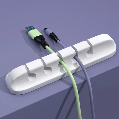 Cable Management Cord Organizer Clips Self Adhesive Cable Organizer Winder Cord Cable Clips
