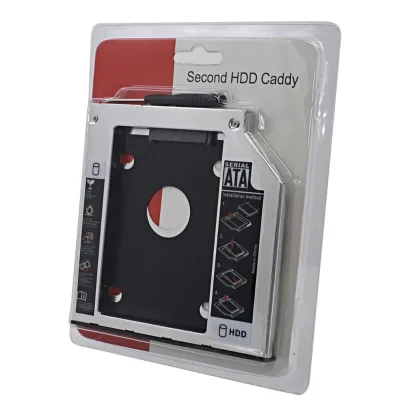 Aluminum HDD Caddy 9.0mm 9.5mm 12.7mm SATA 3.0 2.5" for Laptop Second Hdd Caddy