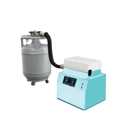 On-demand Liquid Nitrogen Cryogenic Grinding Instrument with Temperature protection to Ensure the Integrity of Sample Activity