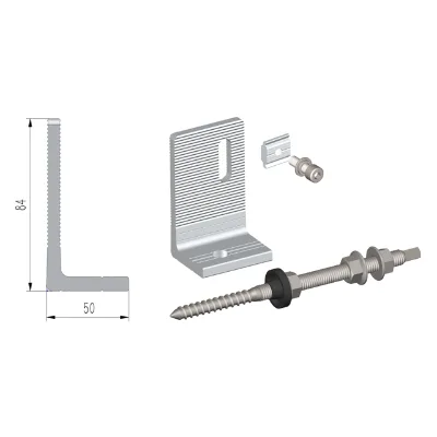 High Quality Solar Panel Racking l Feet Clamp L-feet Hanger Bolt Hook
