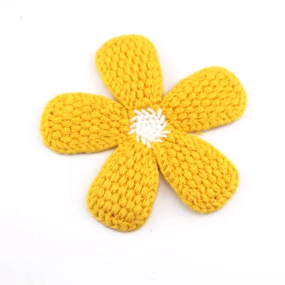 9cm Large Embroidered Flower Trimming for DIY Clothing Hairband & Bag Accessories Easy Sew-On Application